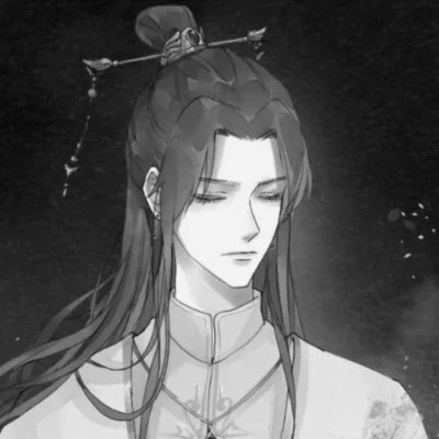 漫画男生头像古风黑白