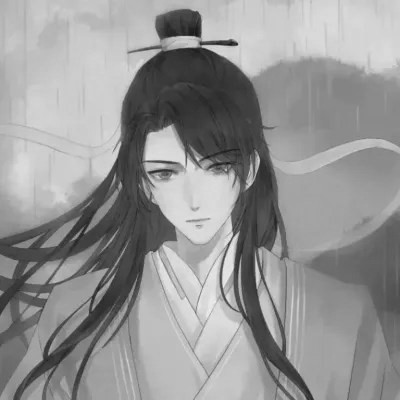 男生头像帅气古风黑白