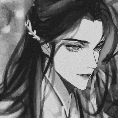 男生头像帅气古风黑白