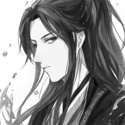 男生头像帅气古风黑白