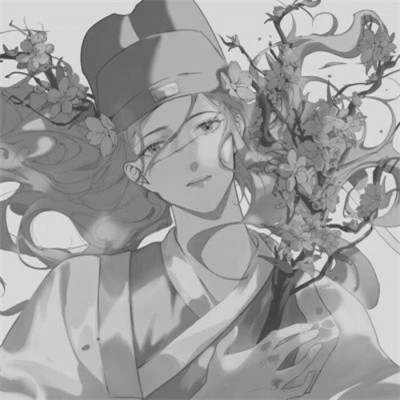 男生头像帅气古风黑白