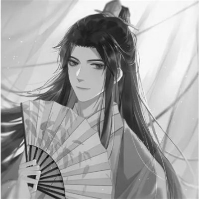 男生头像帅气古风黑白
