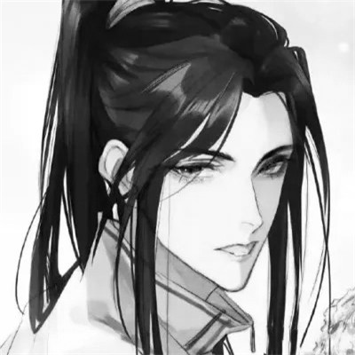 男生高清头像古风黑白