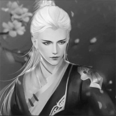 男生高清头像古风黑白