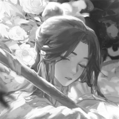 男生高清头像古风黑白