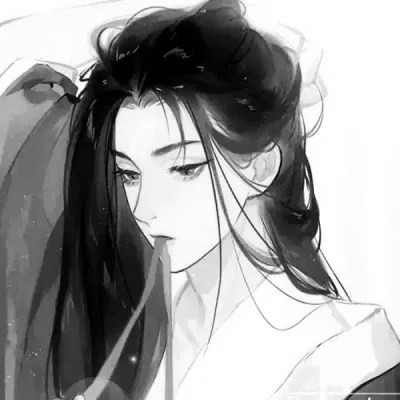 男生高清头像古风黑白