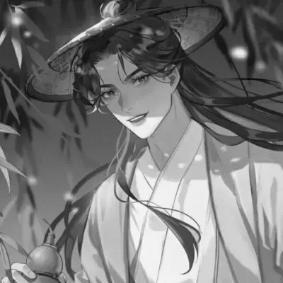 男生高清头像古风黑白