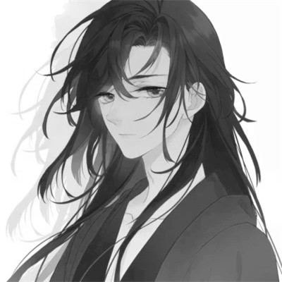 男生高清头像古风黑白