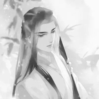 男生高清头像古风黑白