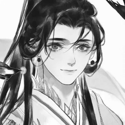 男生高清头像古风黑白
