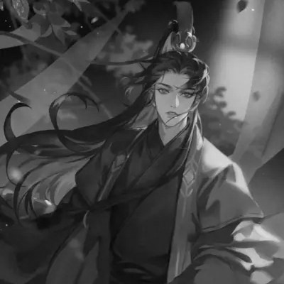 男生高清头像古风黑白