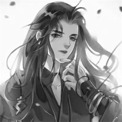 男生高清头像古风黑白