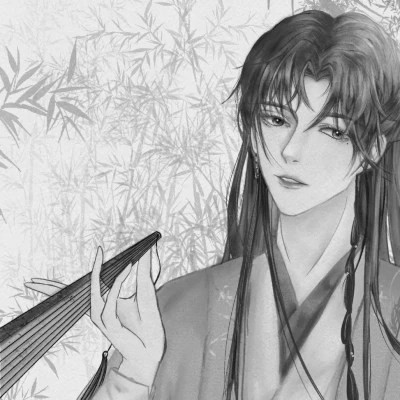 男生高清头像古风黑白