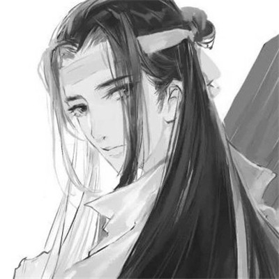 男生高清头像古风黑白