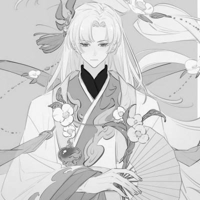 男生高清头像古风黑白
