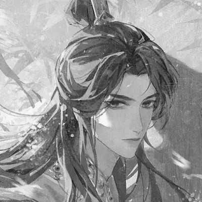 男生高清头像古风黑白