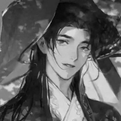 男生高清头像古风黑白