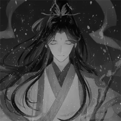 古风男生头像漫画帅气黑白
