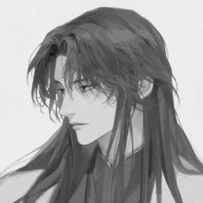 古风男生头像漫画帅气黑白
