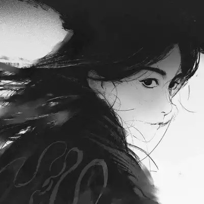 古风男生头像漫画帅气黑白