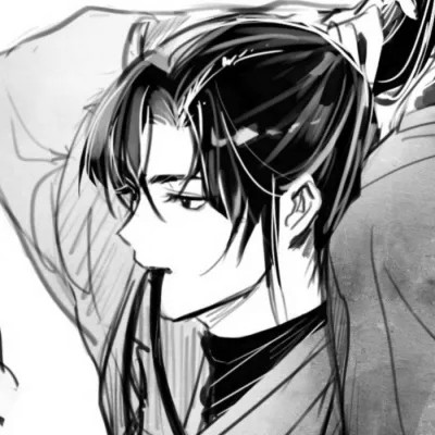 古风男生头像漫画帅气黑白