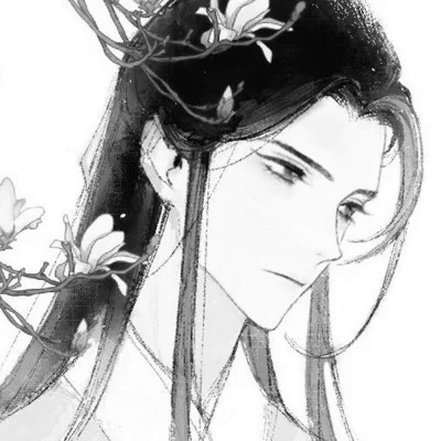 古风动漫头像男黑白