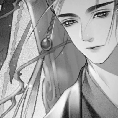 古风动漫头像男黑白