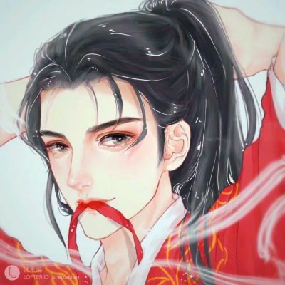 古风男头动漫孤傲仙气图片