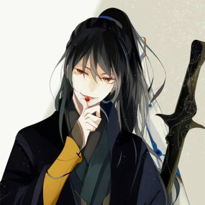 古风男头动漫孤傲仙气图片