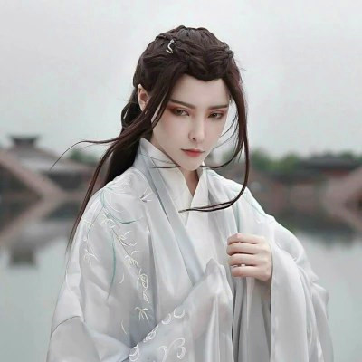 古风男头动漫孤傲仙气图片