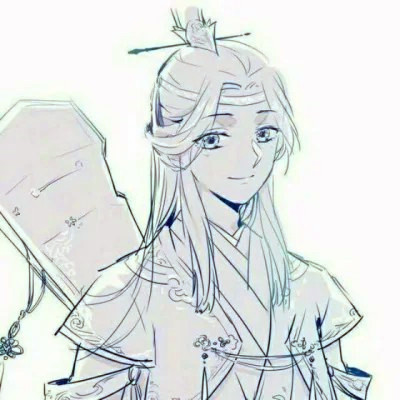 古风男头动漫孤傲仙气图片