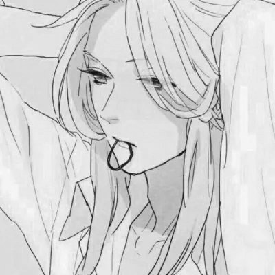高质量神仙动漫男头黑白古风