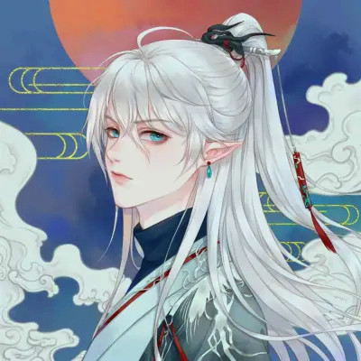 古风男头仙气动漫图片