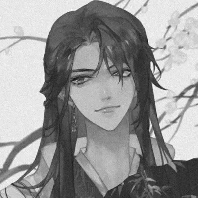 qq头像动漫男生古风黑白高清好看
