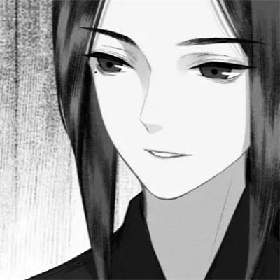 qq头像动漫男生古风黑白高清好看