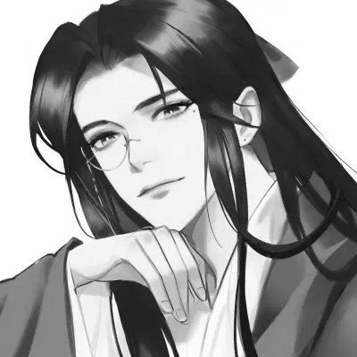 qq头像动漫男生古风黑白高清好看