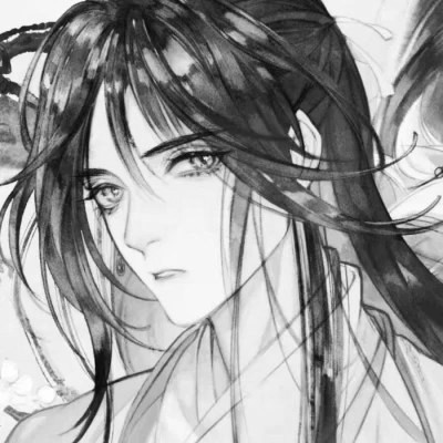 动漫男生头像黑白古风高清好看