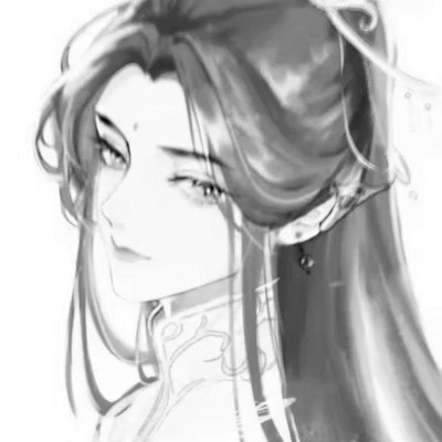 动漫男生头像黑白古风高清好看