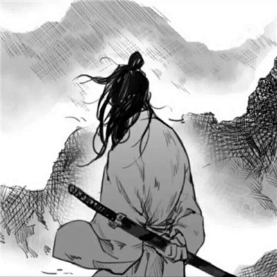 微信古风头像男背影图片