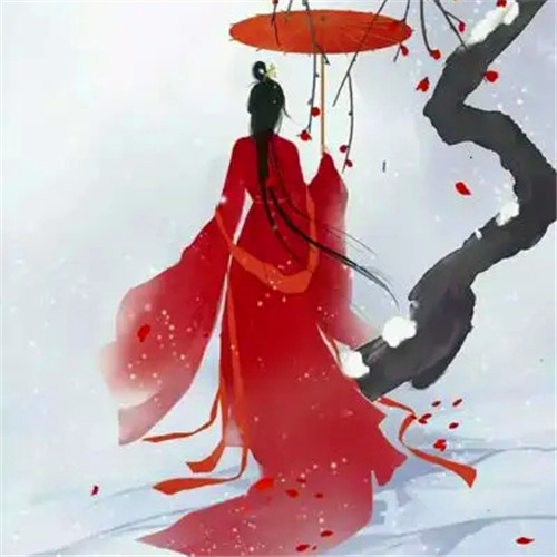 古风头像女背影唯美