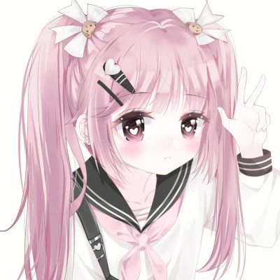 动漫少女闺蜜头像多人精致可爱图片