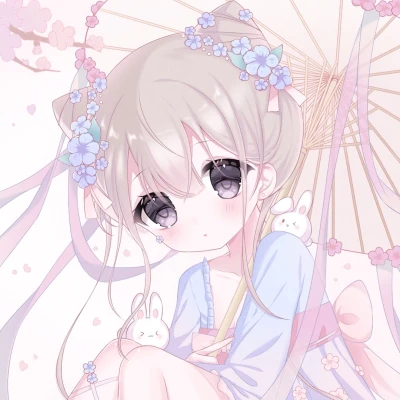 动漫少女闺蜜头像多人精致可爱图片