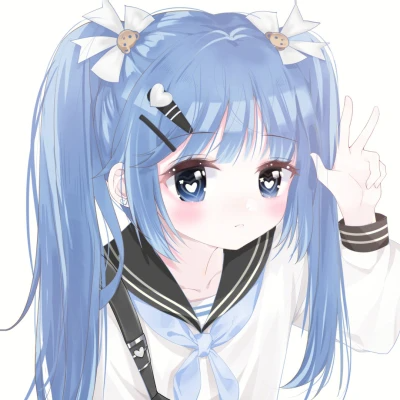 动漫少女闺蜜头像多人精致可爱图片