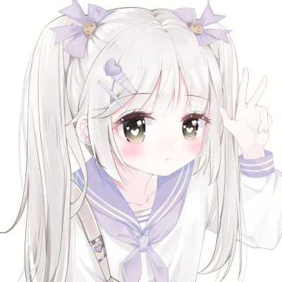动漫少女闺蜜头像多人精致可爱图片