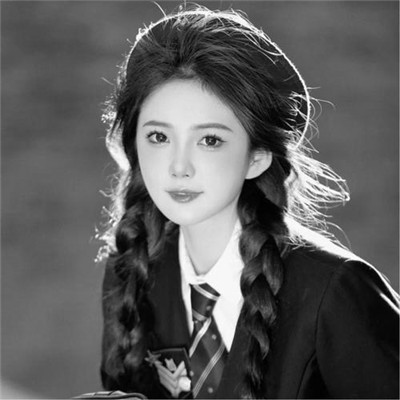 微信高清黑白女生头像