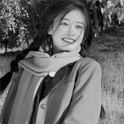 微信高清黑白女生头像