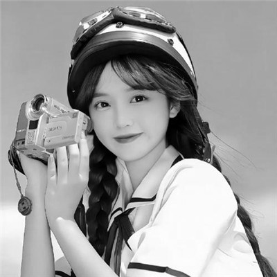 微信高清黑白女生头像