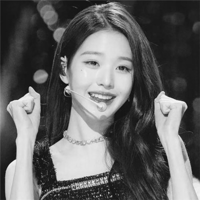 微信高清黑白女生头像