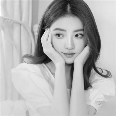 微信高清黑白女生头像
