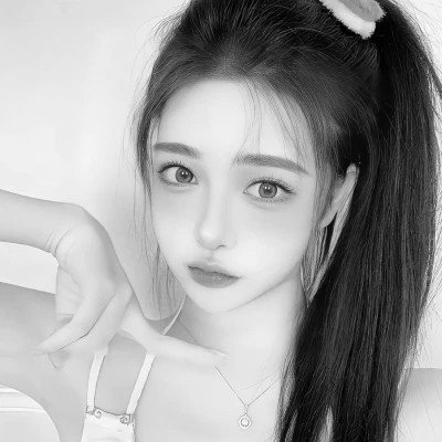头像图片2025最火爆黑白女生